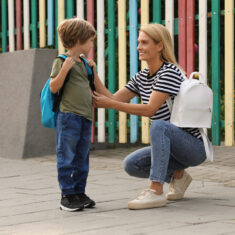 Preparing child for preschool
